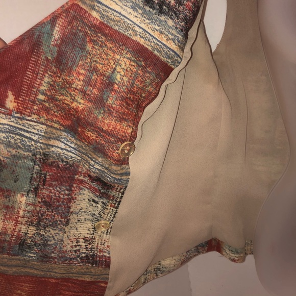 Vintage Platinum vest double breasted w/6 buttons - Picture 7 of 10